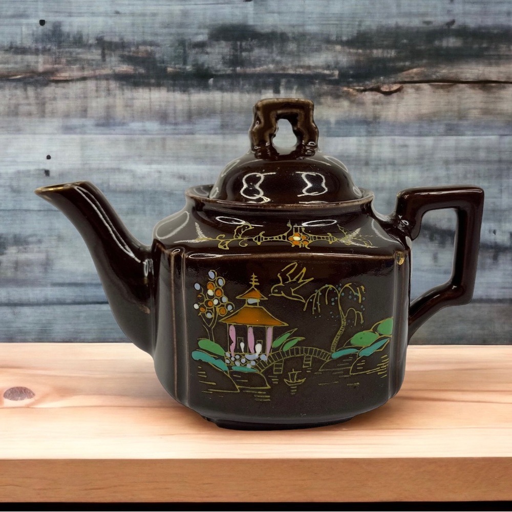 Teapot Hand Painted Made in Japan